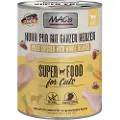 Mac'S MAC´s Cat 24 x 800 g - Høns PUR med hele fjærkrehjerter