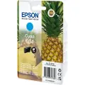 Epson 604 - 2.4 ml - cyan - original - blære med RF/lyd-alarm - blekkpatron - for Expression Home XP-2200, 2205, 3200, 3205, 4200, 4205 WorkForce WF-2910, 2930, 2935, 2950