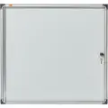 Nobo Extra - Innbygd oppslagstavle - veggmonterbar - 670 x 630 mm - 6 x A4 - magnetisk - hvit