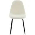 Venture Home Venture HomeSpisestol Polar Teddy, 2-pkHvitStolerFra Homeroom