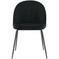 Venture Home Venture HomeSpisestol Wrinkles Fløyel, 2-pkSvartStolerFra Homeroom
