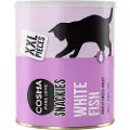 Cosma Snackies XXL Frysetørket Kattesnacks Maxi Tube - Hvitfisk 110 g