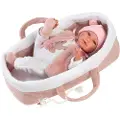 Llorens Linida Llorona Mimi Dukke Med Rosa Myk Lue 40 Cm