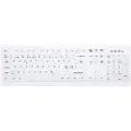 Cherry Active Key MedicalKey AK-C8100 - Tastatur - trådløs - 2.4 GHz - Nordisk - hvit