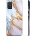 Mtp Products Samsung Galaxy A71 TPU-deksel - Elegant Marmor
