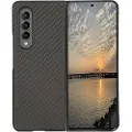 Mtp Products Samsung Galaxy Z Fold3 5G Hybrid-deksel - Carbon Fiber - Svart