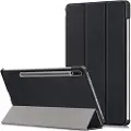Mtp Products Tri-Fold Series Samsung Galaxy Tab S7 FE Smart Folio-etui - Svart