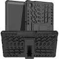 Mtp Products Samsung Galaxy Tab A7 Lite Anti-Slip Hybrid-deksel med Stativ - Svart