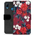 Mtp Products Huawei P20 Lite Premium Lommebok-deksel - Vintage Blomster
