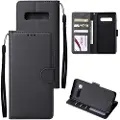 Mtp Products Samsung Galaxy S10+ Lommebok-deksel med Stativ - Svart