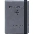 Mtp Products RFID-Blokkerende Reiselommebok / Passholder - Grå