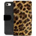 Mtp Products iPhone 7/8/SE (2020)/SE (2022) Premium Lommebok-deksel - Leopard