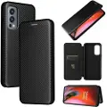 Mtp Products OnePlus Nord 2 5G Flip-deksel - Carbon Fiber - Svart