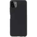 Mtp Products Mot Fingeravtrykk Matte Samsung Galaxy A22 5G, Galaxy F42 5G TPU-deksel - Svart