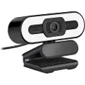 Mtp Products 1080p Full HD Webkamera med Mikrofon og LED Fill Light A55