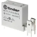 Finder 24VDC 16A-250VAC RELÆ 1 VEKSLER - MED FASTON-KLEMME
