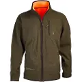 Deerhunter Gamekeeper Bonded Fleece Jacket - reversible Orange 4XL