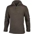 Deerhunter Sheffield Knit with zip-neck Dark Elm M