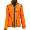 Deerhunter Lady Pam Bonded Fleece Jacket - reversible Orange 44