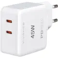 Vivanco Super Fast 45W Dual Home Charger White