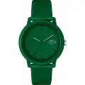 Lacoste for man. 2011170 Analogue clock 12.12 green. (OSFA), Casual, Silicone, Bracelet