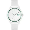 Lacoste for man. 2011169 Analogue Clock 12.12 white (OSFA), Casual, Silicone, Strap
