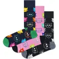 Happy socks Mixed Cats Gift Set Half Lange Sokker 3 Par