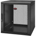 APC NetShelter WX AR112SH6 - Skap - veggmonterbar - svart - 12U - 19