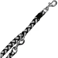 Trixie Dressurline 2m/18mm sort/sølv