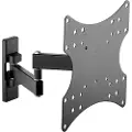 Goobay 49714, 58,4 cm (23), 106,7 cm (42), 75 x 75 mm, 200 x 200 mm, Stål, Sort