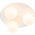 QAZQA Moderne baderomstaklampe hvit 3-lys - Cederic