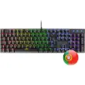 Mars Gaming Mk422 Brown Switch Mekanisk Tastatur For Spill Portugisisk