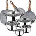 San Ignacio Toledo 18/22 Cm Pk3757 Kasserollesett Med Stekepanner 8 Stykker