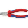 Knipex Presstenger for endehylser, Med trapes-pressing