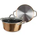 Ibili Natura Copper 28 Cm Gryte