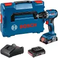 Bosch GSR 18V-45 Professional - Drill/driver - trådløs - 2 hastigheter - nøkkelfri borhylse 13 mm - 45 N·m - 2 batterier, inkludert lader - 18 V