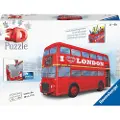 Ravensburger London Buss 3d-puslespill 216 Stykker