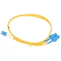 Extralink - Koblingskabel - LC/UPC-enkeltmodus (hann) til SC/UPC-enkeltmodus (hann) - 50 cm - 0.5 m - 3 mm - fiberoptisk - dupleks - G.652D