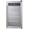 Guzzanti GZ 1535S, Termoelektrisk Vinkjøler, Frittstående, 15 flasker, Innebygd lys, Sølv