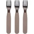 Filibabba Silikone gafler 3-pak - Warm Grey