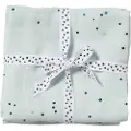 Done by Deer swaddle 2-pakning tepper Dreamy dots Blue