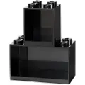 LEGO BRICK SHELF SET - BLACK