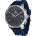 Tommy Hilfiger for man. 1710489 Analogue watch Marine steel (OSFA), Casual, Silicone, Strap, Navy