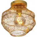 QAZQA Oriental taklampe gull 25 cm - Vadi