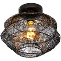 QAZQA Orientalsk taklampe sort 25 cm - Vadi