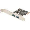 Digitus - USB-adapter - PCIe 2.0 lavprofil - USB 3.0 x 2