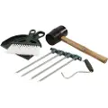 Outwell Tent tool kit, Snor- og klemmesett, Plast, Stål, Flerfarget, 8 stykker