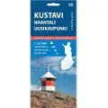 Calazo förlag Kustavi Naantali Uusikaupunki, veneilykartta 1:50 000