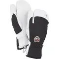 Hestra Army Leather Patrol 3-finger Skihansker, Black