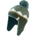 Vaude Kids Knitted Cap IV, lue, grønn